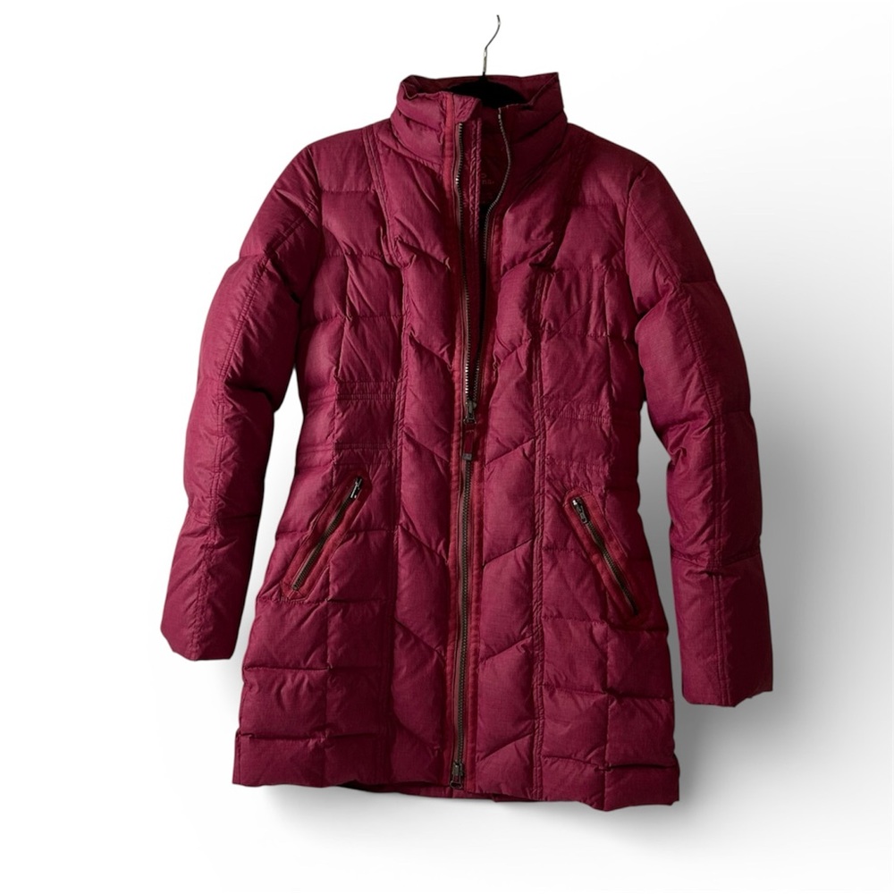 prAna Women’s XS Pink Down Puffer Jacket Lightweight Quilted